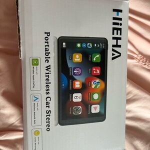 Portable Wireless Car Stereo - Black